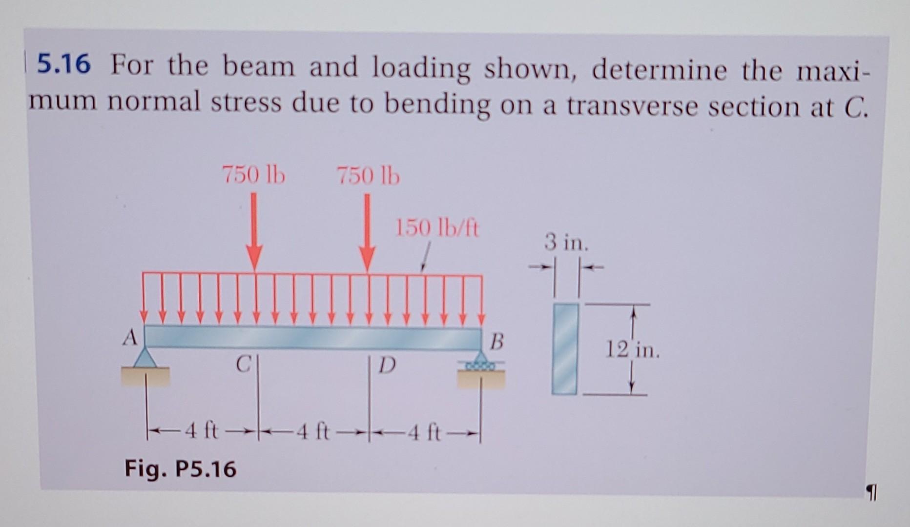 Solved Mechanic Of Materials, Chapter 5 Analysis And Design | Chegg.com