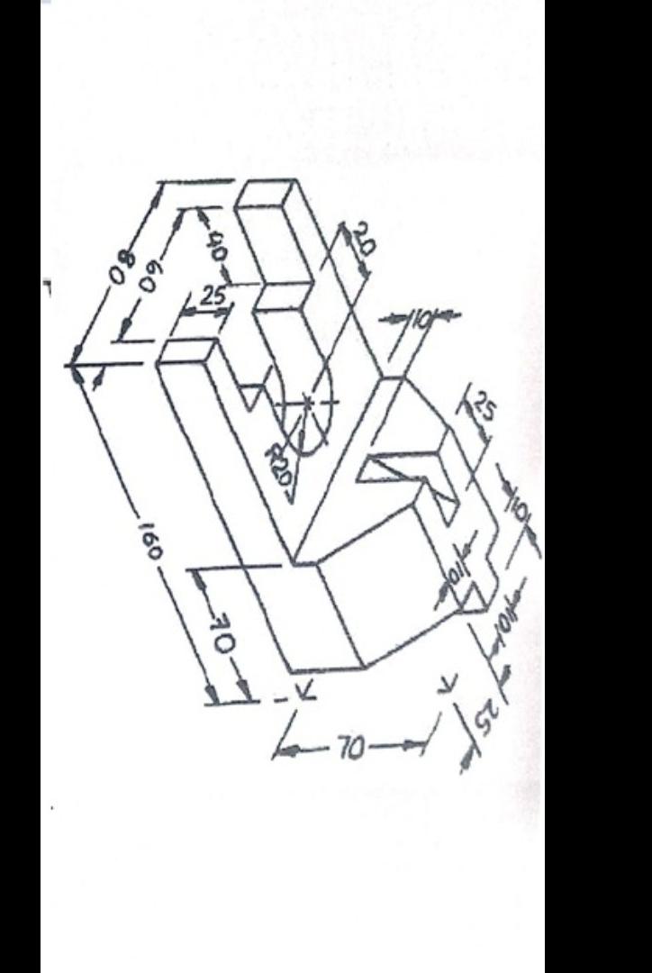 Solved Drow the first picture views Front, top, right in | Chegg.com