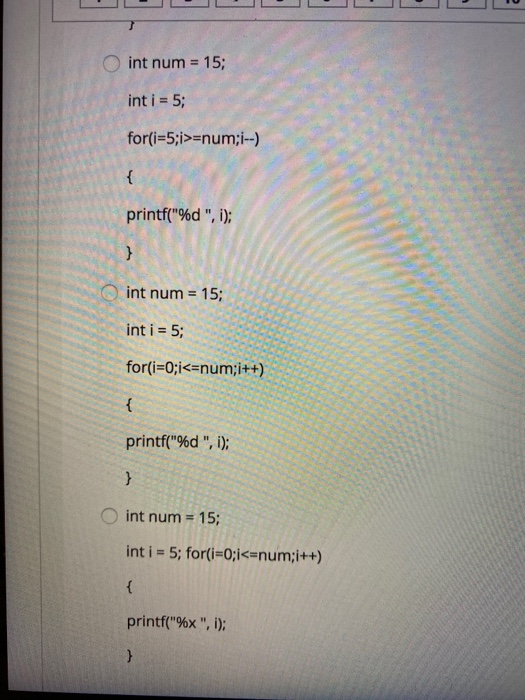 Solved Question 1 What will be the program code for the | Chegg.com
