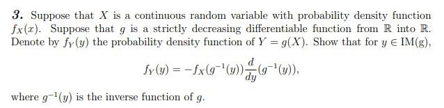Solved 3. Suppose that X is a continuous random variable | Chegg.com