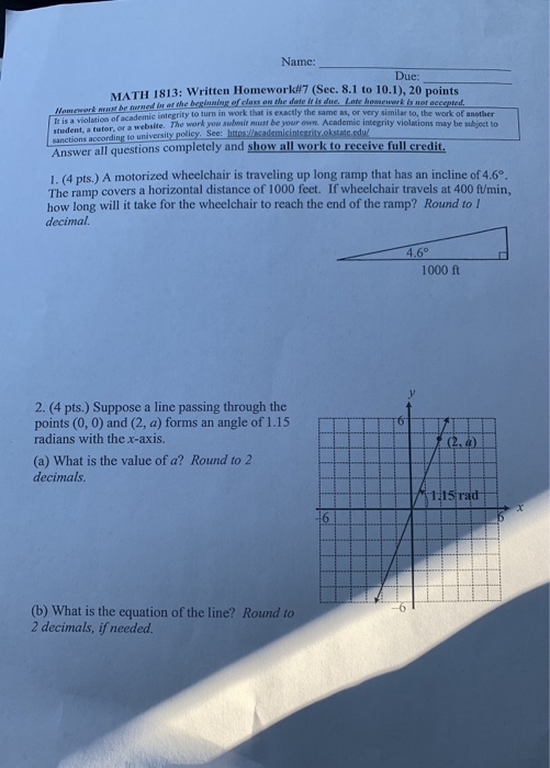 Homework 1 relations and functions picture