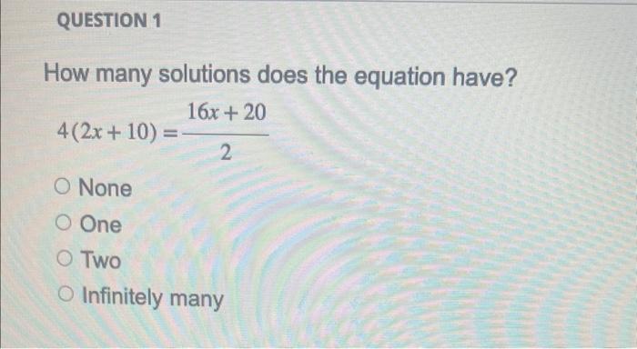 x 2 4x 10 0 how many solutions