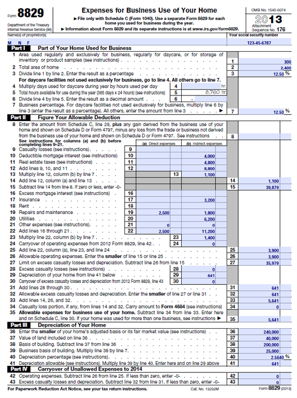 Tax Form 8824 Completed Examples