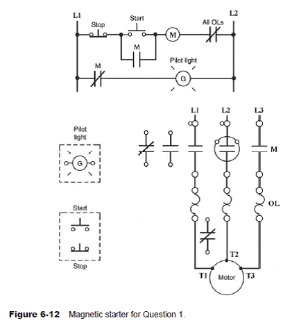 Magnetic Motor Starter Wiring Diagram, Motor Starter Wiring Diagrams