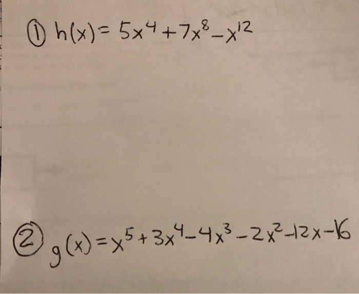 Solved E ④ H X 5x4 7 8 X2 G X X5 3x4 4x3