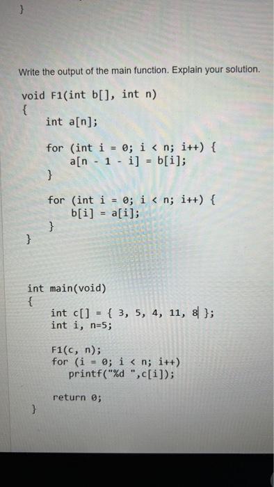 Solved Can you solve this please ?(In C language and pls | Chegg.com