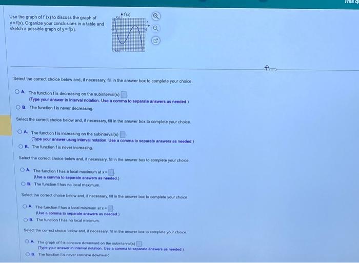 use-the-graph-of-f-x-to-discuss-the-graph-of-chegg