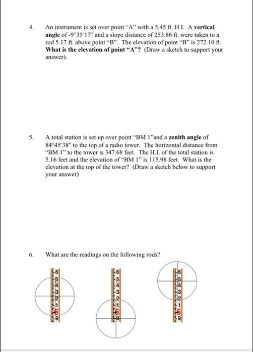 Solved 1. Prepare a set of profile levels for the data below