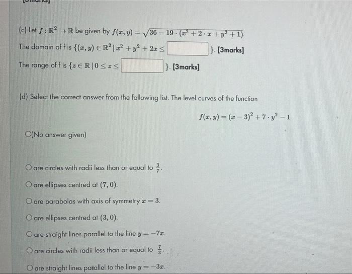 Solved (b) Choose The Term Below Which Best Describes The | Chegg.com