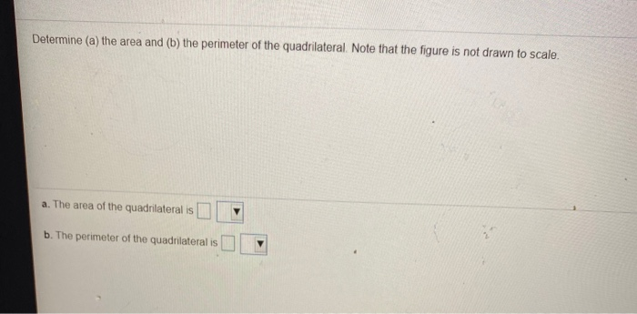 Solved Determine (a) The Area And (b) The Perimeter Of The | Chegg.com