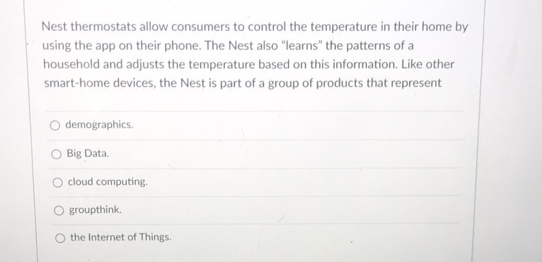 Nest Thermostats Allow Consumers To Control The Temperature