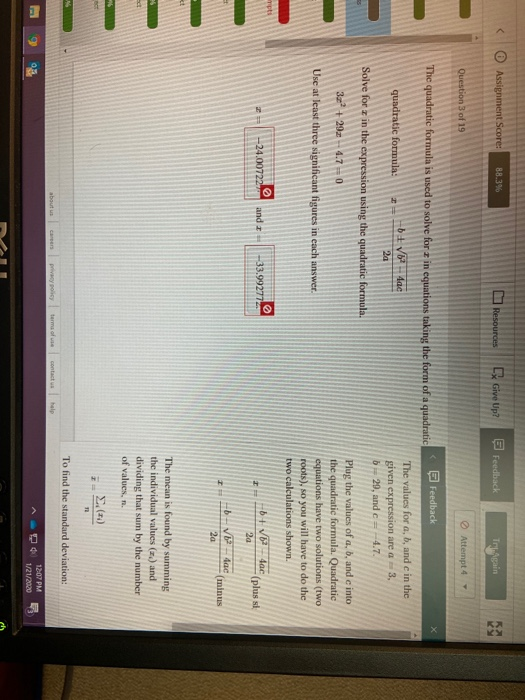 Solved Have done the math on this several times and gotten | Chegg.com