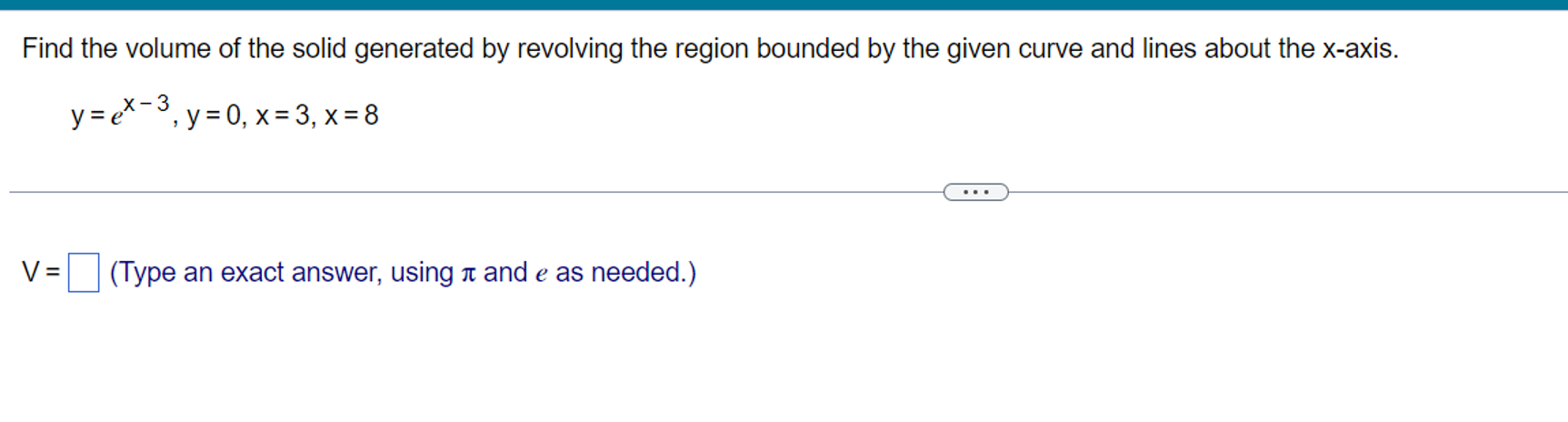 Solved Find the volume of the solid generated by revolving | Chegg.com