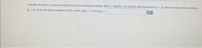 Solved Consider An Electric Circuit Consisting Of A Source, | Chegg.com