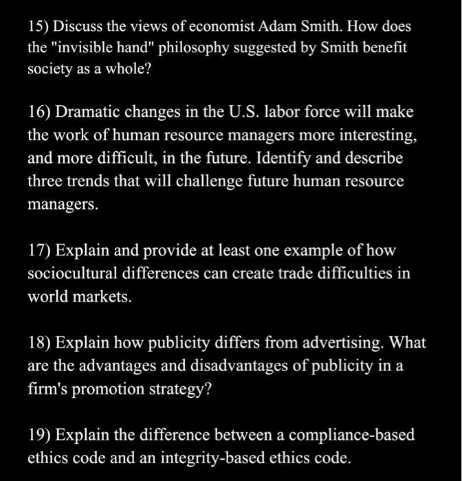 adam smith invisible hand examples