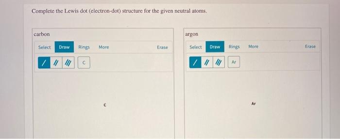 electron dot diagram for argon