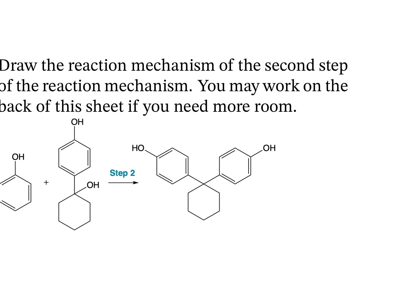 Solved Draw the reaction mechanism of the second step of the | Chegg.com