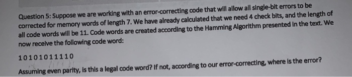 Solved Question 5: Suppose we are working with an | Chegg.com