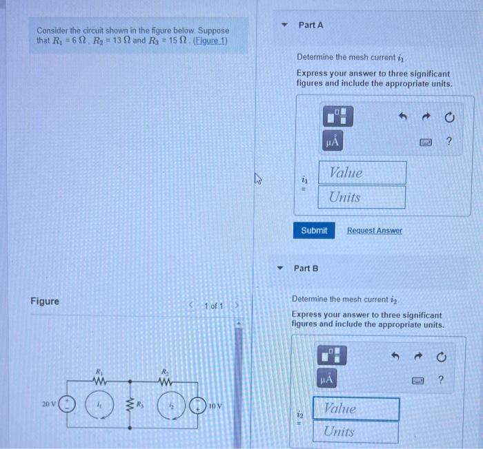 Solved Part A Consider the circuit shown in the figure | Chegg.com