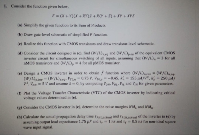 Solved 1 Consider The Function Given Below F X Y Chegg Com