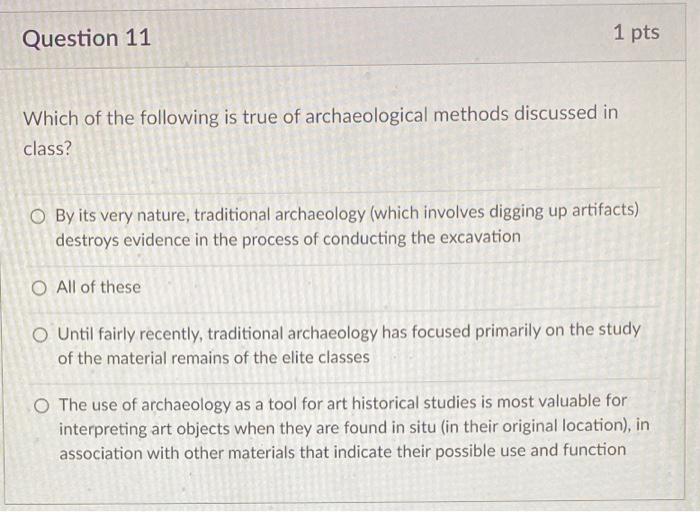 Solved Question 11 1 pts Which of the following is true of | Chegg.com