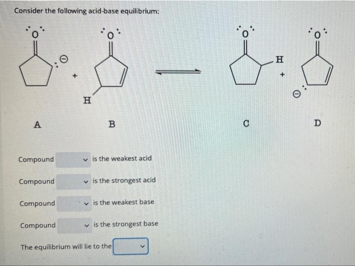 Solved Consider The Following Acid-base Equilibrium: 8:1-4: | Chegg.com