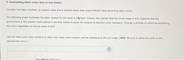 Solved 3. Contrasting labor union laws in two states | Chegg.com