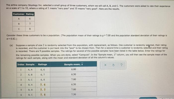 Solved large airline company called Skyology Inc. monitors