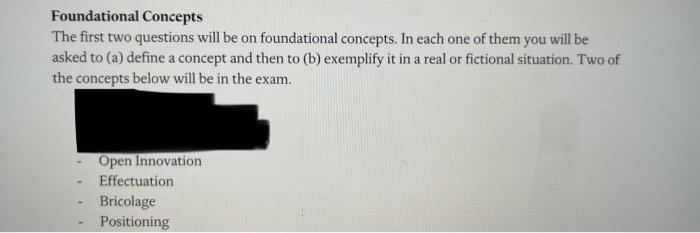 Solved Foundational Concepts The first two questions will be | Chegg.com
