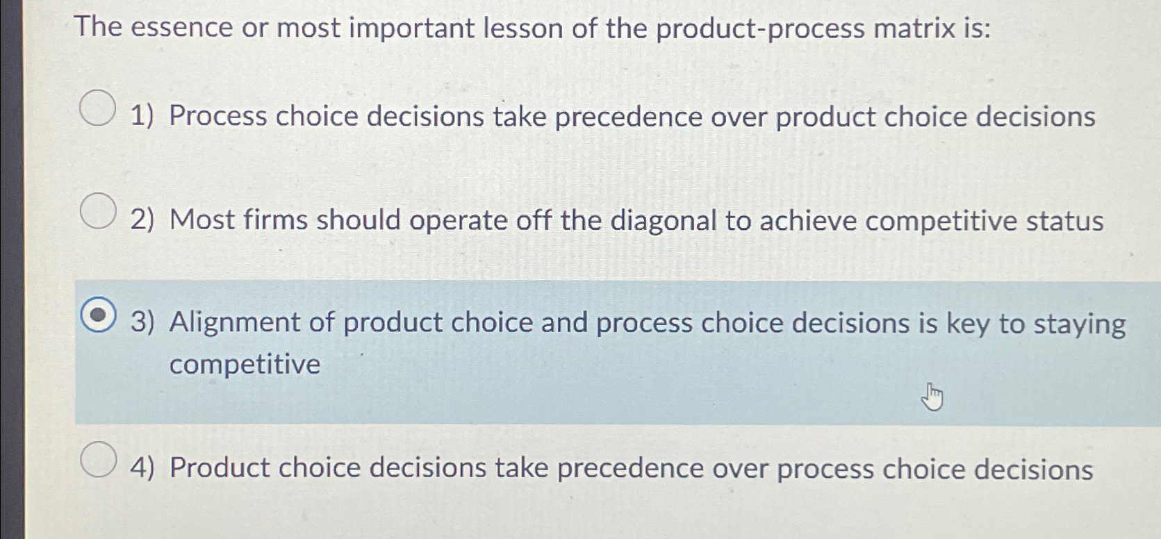 Solved The essence or most important lesson of the | Chegg.com