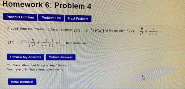 Solved Homework 6: Problem 3 Previous Problem Problem List | Chegg.com