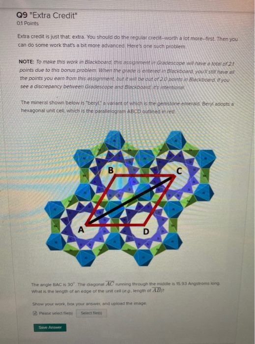 Solved Q9 "Extra Credit" 0.1 Points Extra credit is just | Chegg.com