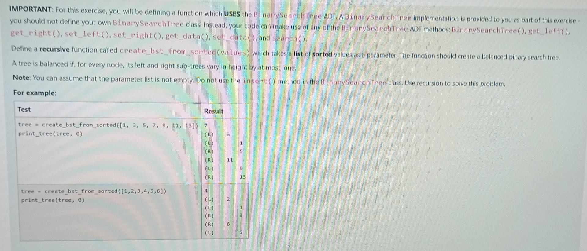 Solved IMPORTANT: For this exercise, you will be defining a | Chegg.com