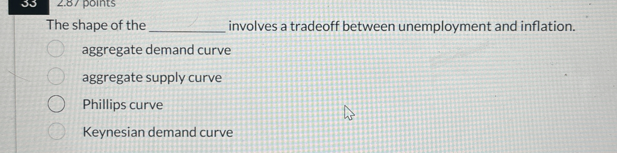 Solved The shape of the ﻿nvolves a tradeoff between