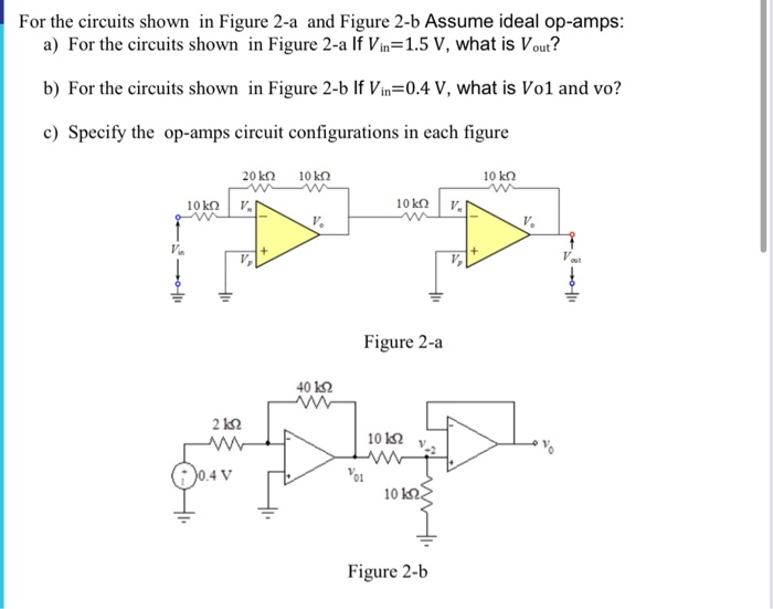 Solved For The Circuits Shown In Figure 2-a And Figure 2-b | Chegg.com