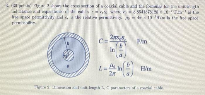 Solved 3. (30 points) Figure 2 shows the cross section of a | Chegg.com