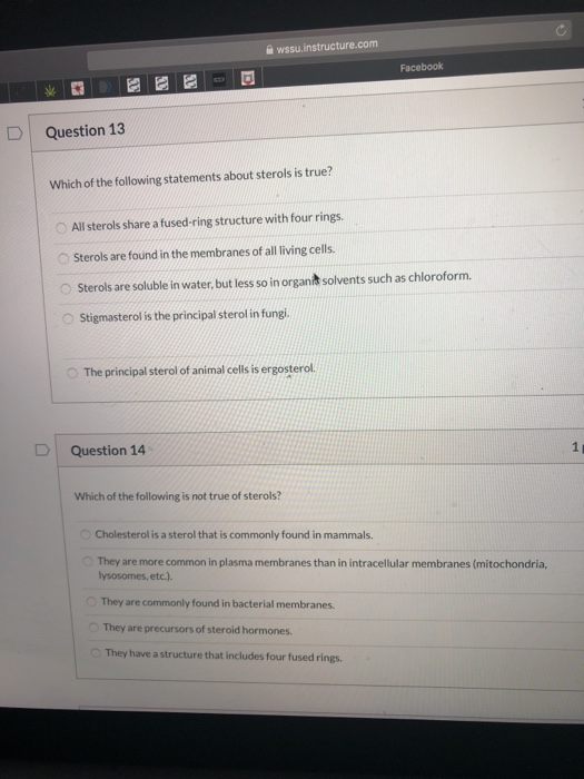 Solved Wssu.instructure.com Facebook D Question 13 Which Of | Chegg.com Solved Wssu.instructure.com Facebook D Question 13 Which Of | Chegg.com