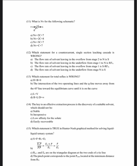 Solved 11 What Is Ny For The Following Schematic A Nv Chegg Com