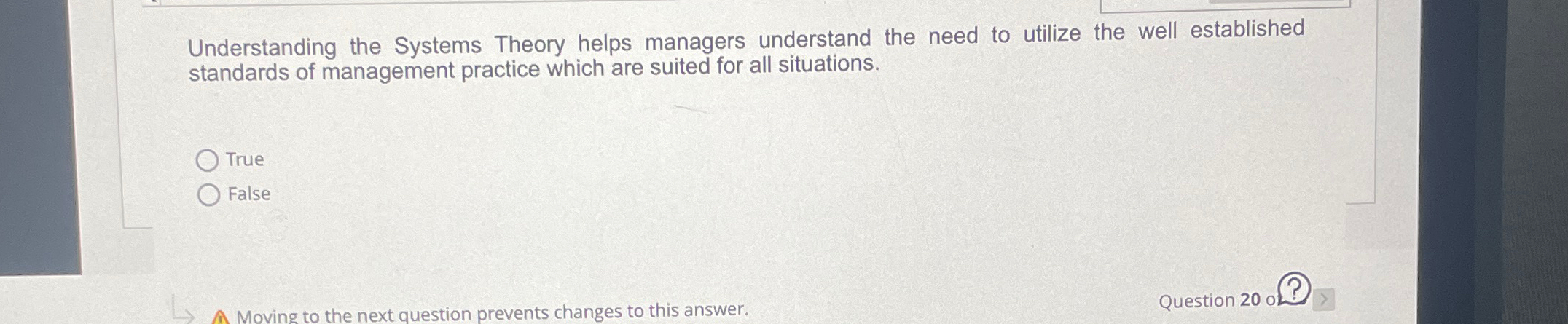 Solved Understanding the Systems Theory helps managers | Chegg.com