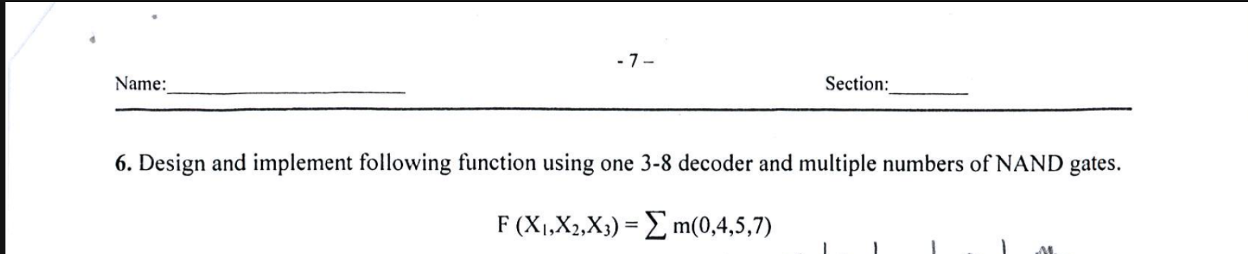 Solved 6. ﻿Design and implement following function using one | Chegg.com