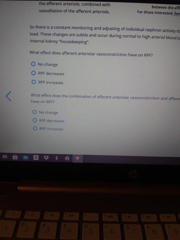 Solved the efferent arteriole, combined with vasodilation of
