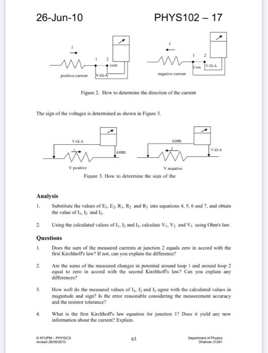 Purpose To study Kirchhoffs laws in the case of a | Chegg.com