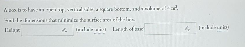 Solved A box is to have an open top, vertical sides, a | Chegg.com