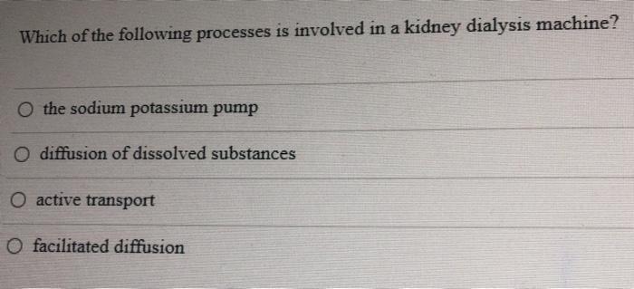 Solved Which of the following processes is involved in a | Chegg.com