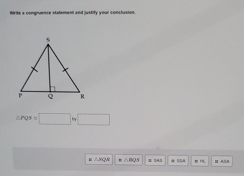Solved If the two triangles are congruent, state the theorem | Chegg.com