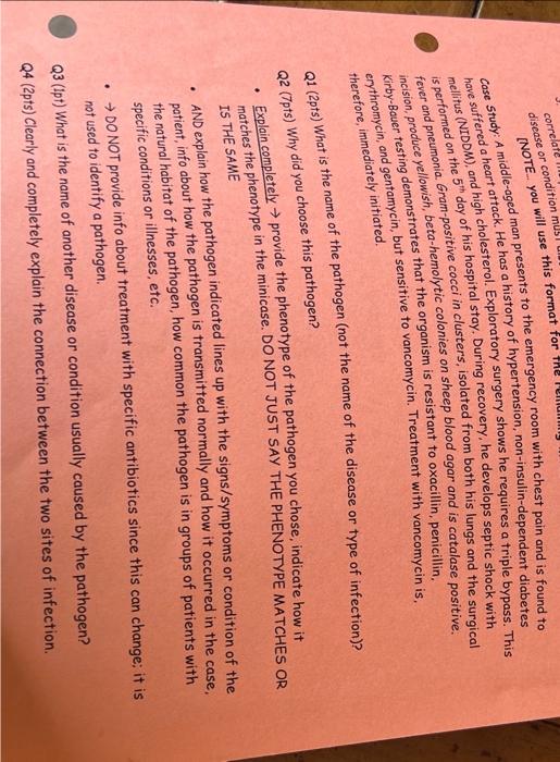 Solved emergency room with chest pain and is found to [NOTE. | Chegg.com