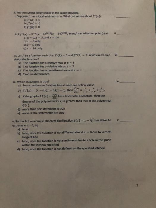 Solved 1. Match each description in column A with the most | Chegg.com