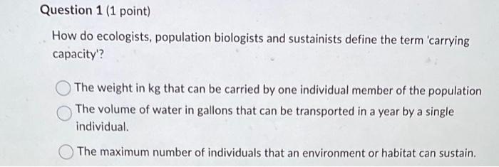 Solved How Do Ecologists, Population Biologists And | Chegg.com