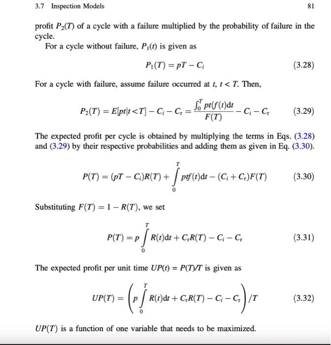 Consider the inspection model given in section 3.72 | Chegg.com
