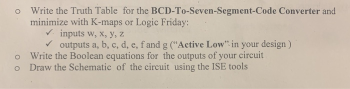 Solved Write the Truth Table for the | Chegg.com